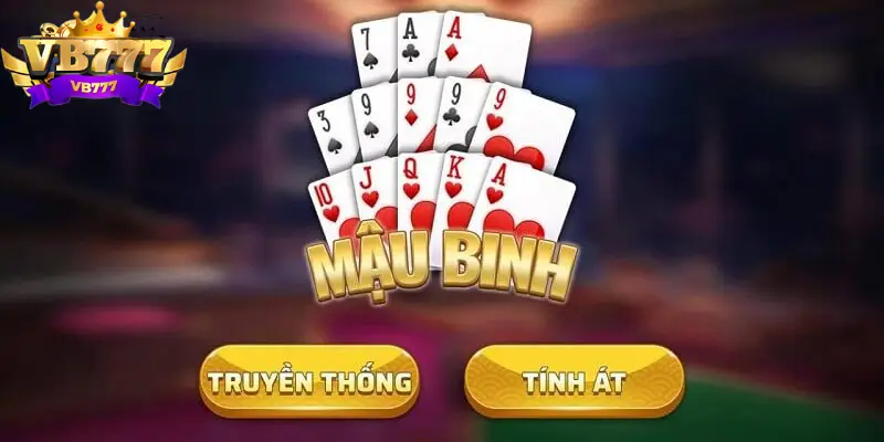 Luật chơi game bài mậu binh VB777 Luật chơi game bài mậu binh VB777
